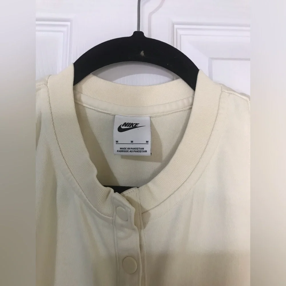 Nike Girls Cream Sleeveless Romper
